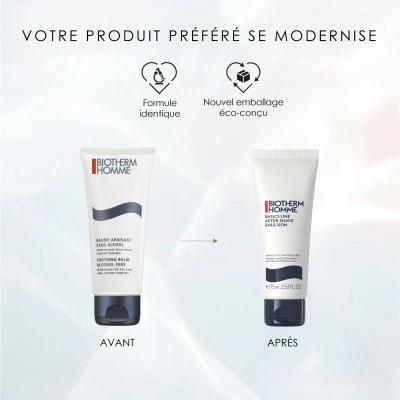 Biotherm Homme Émulsion Après-rasage Apaisante Sans Alcool Pour Homme – Image 2