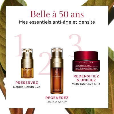 Clarins Multi-Intensive Nuit Crème Lift-redensifiante Anti-rides - Peaux Très Sèches – Image 4