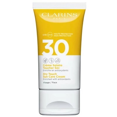 Clarins Crème Solaire Toucher Sec Visage UVA/UVB 30 Crème Solaire