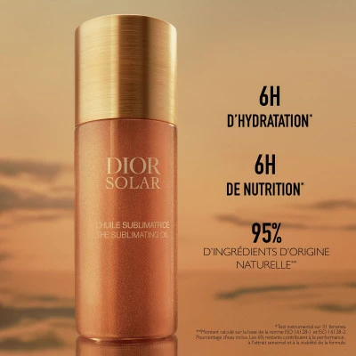 Dior Solar L'Huile Sublimatrice Huile Corps, Visage Et Cheveux - Huile Perfectrice D'éclat – Image 3