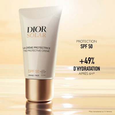 Dior Solar La Crème Protectrice Visage SPF 50 Crème Solaire Visage Haute Protection – Image 3