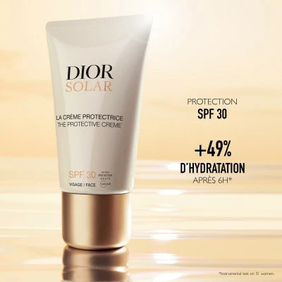Dior Solar La Crème Protectrice Visage SPF 30 Crème Solaire Visage Haute Protection – Image 3