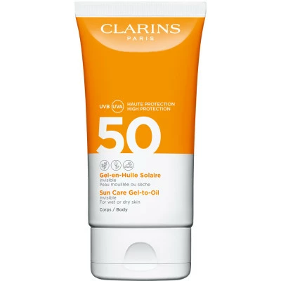 Clarins Huile Solaire Invisible - Corps UVA/UVB Crème SolaireProduit Solaire – Image 2