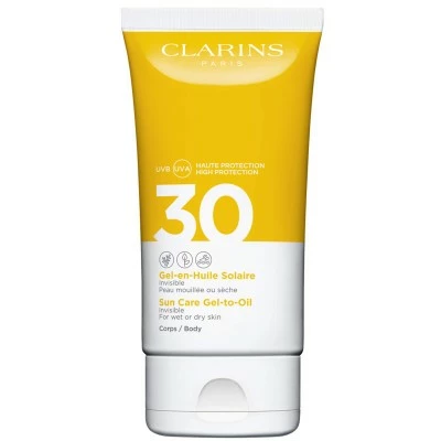 Clarins Huile Solaire Invisible - Corps UVA/UVB Crème SolaireProduit Solaire
