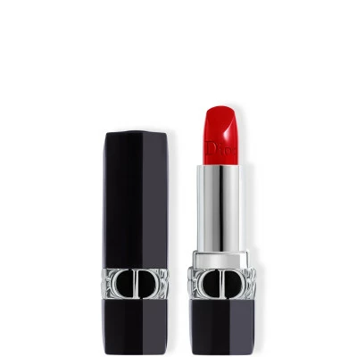 Rouge Dior Rouge à Lèvres Rechargeable Couleur Couture - 4 Finis : Satin, Mat, Métallique Et Velours