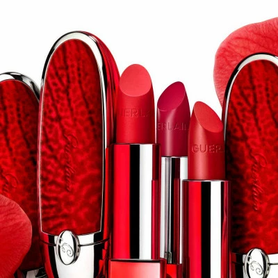 Guerlain ROUGE G L'Écrin Double Miroir Red Orchid Capot De Rouge à Lèvres – Image 5