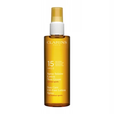 Clarins Spray Solaire Lotion Non Grasse Moyenne Protection UVA/UVB 15 Produit Solaire