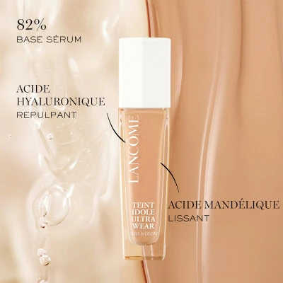 Lancome Teint Idole Ultra Wear Care & Glow Fond De Teint Soin 24h Fini Lumineux & Frais SPF25 – Image 8