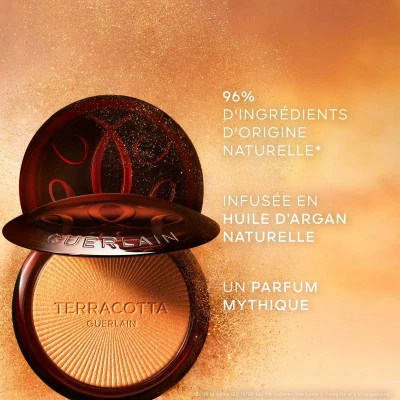 Guerlain Terracotta Luminizer La Poudre Enlumineur - 96% D'ingrédients D'origine Naturelle Éclat Scintillant & Doré – Image 6